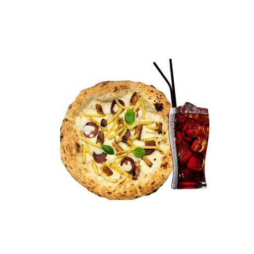 Pizza 10" Meal (Pizza + Soft Drink + Fries/Wedges)